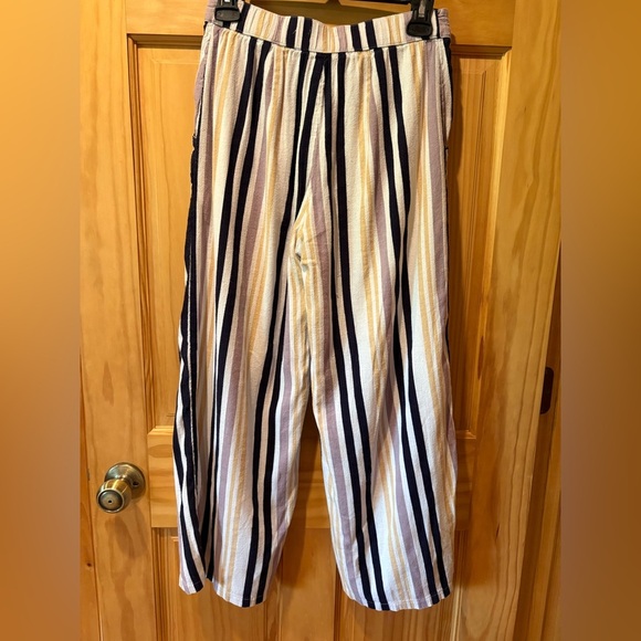 Hollister ultra high rise striped pants women’s size small - Picture 2 of 14